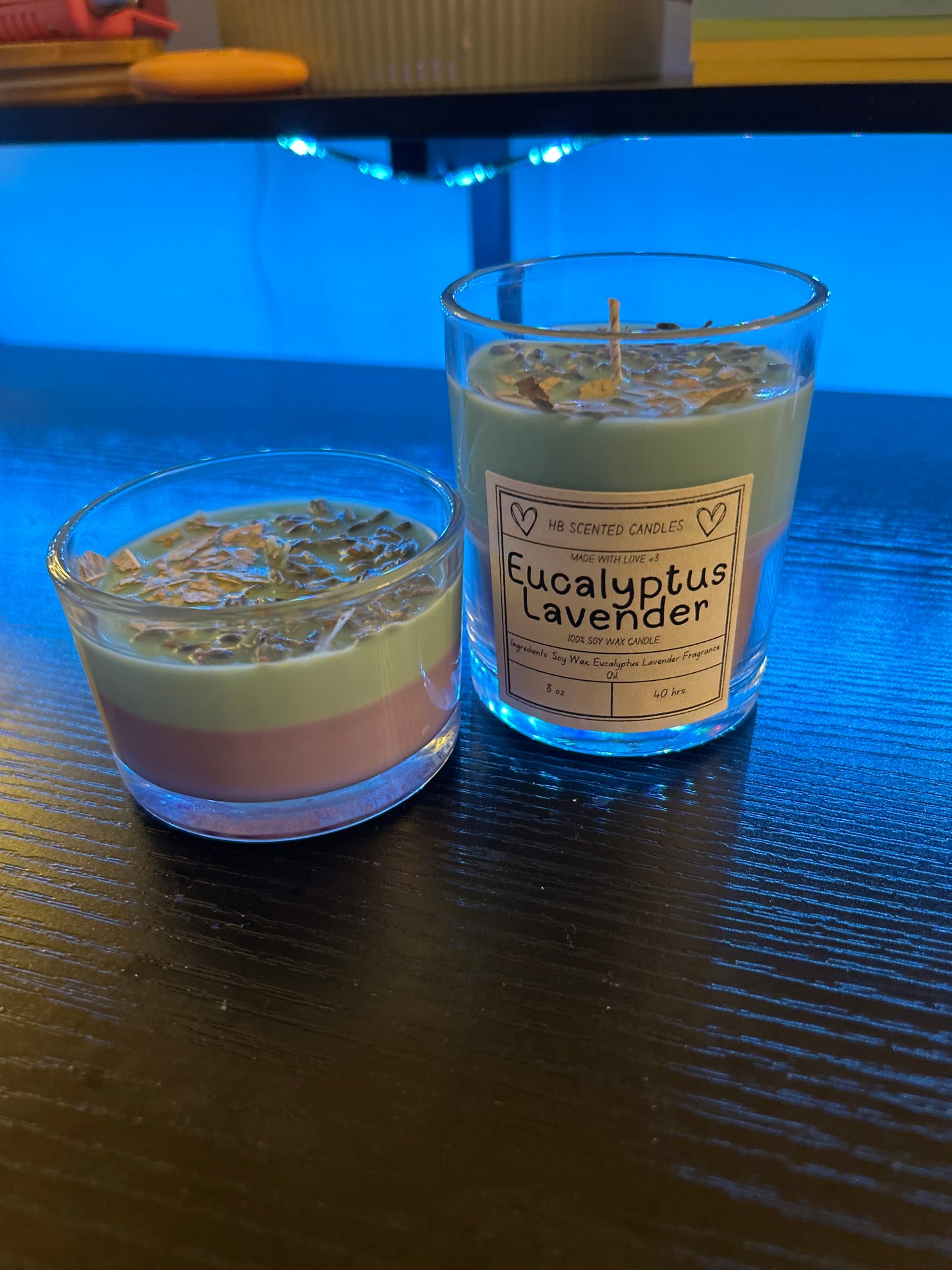 Eucalyptus Lavender Scented Candle