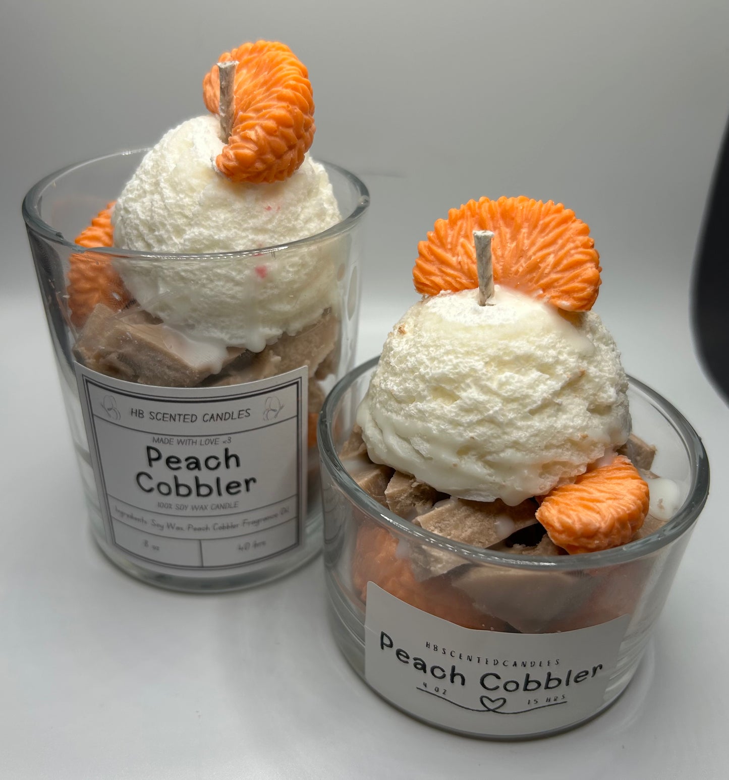 Peach Cobbler Scented Candle