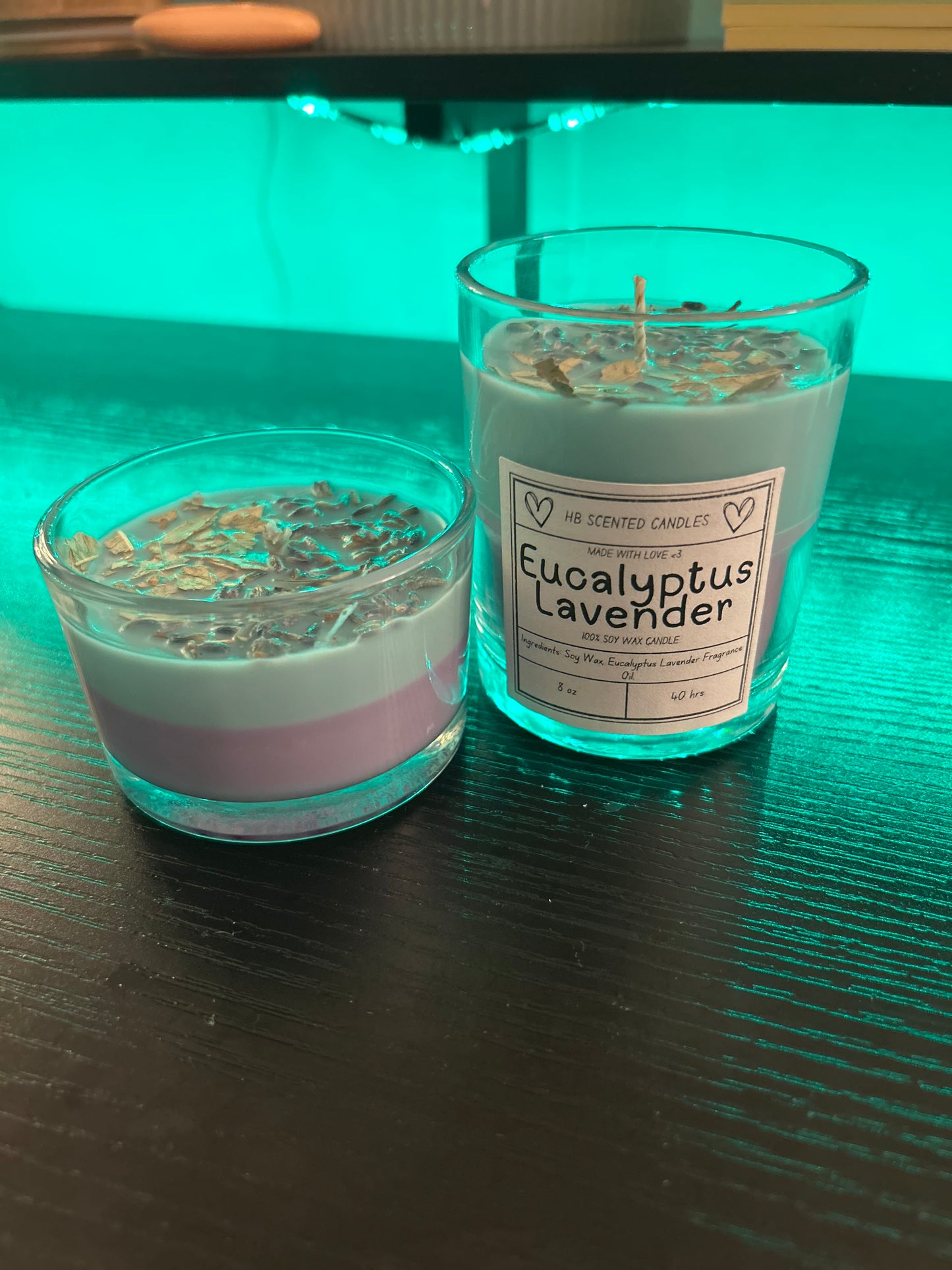 Eucalyptus Lavender Scented Candle