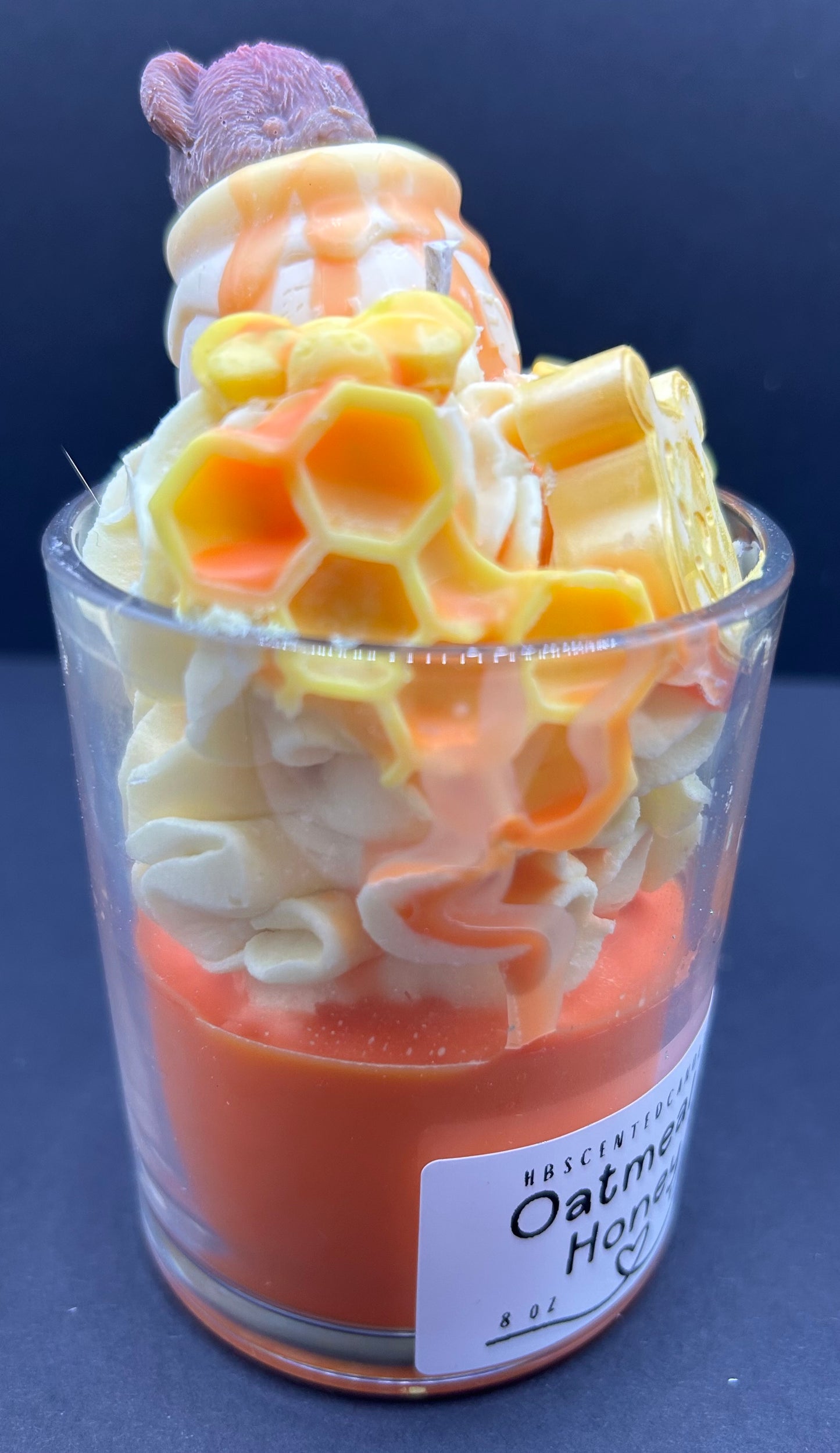 Oatmeal and Honey Scented Candle