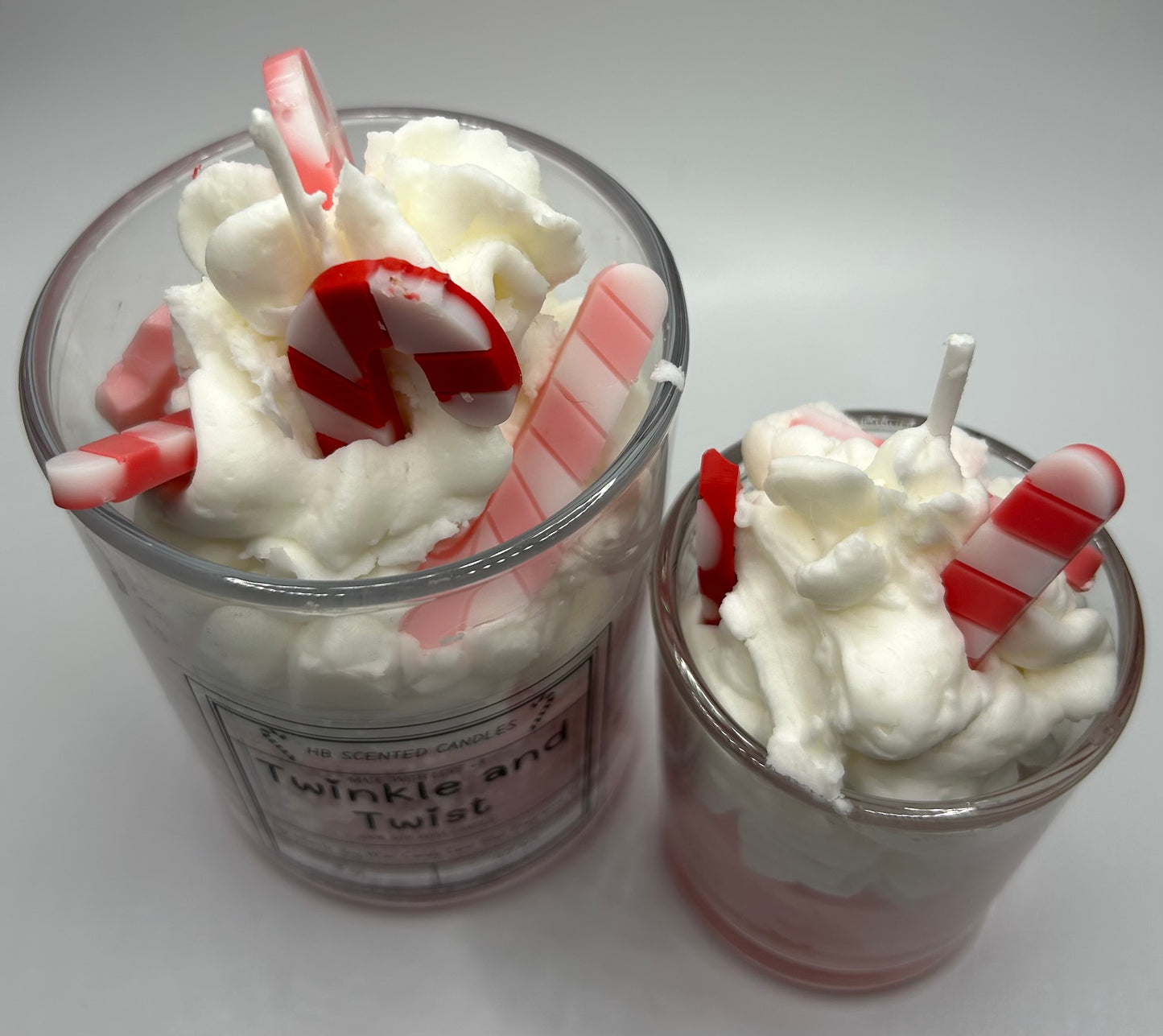 "Twinkle and Twist" - Candy Cane Bliss Scented Candle