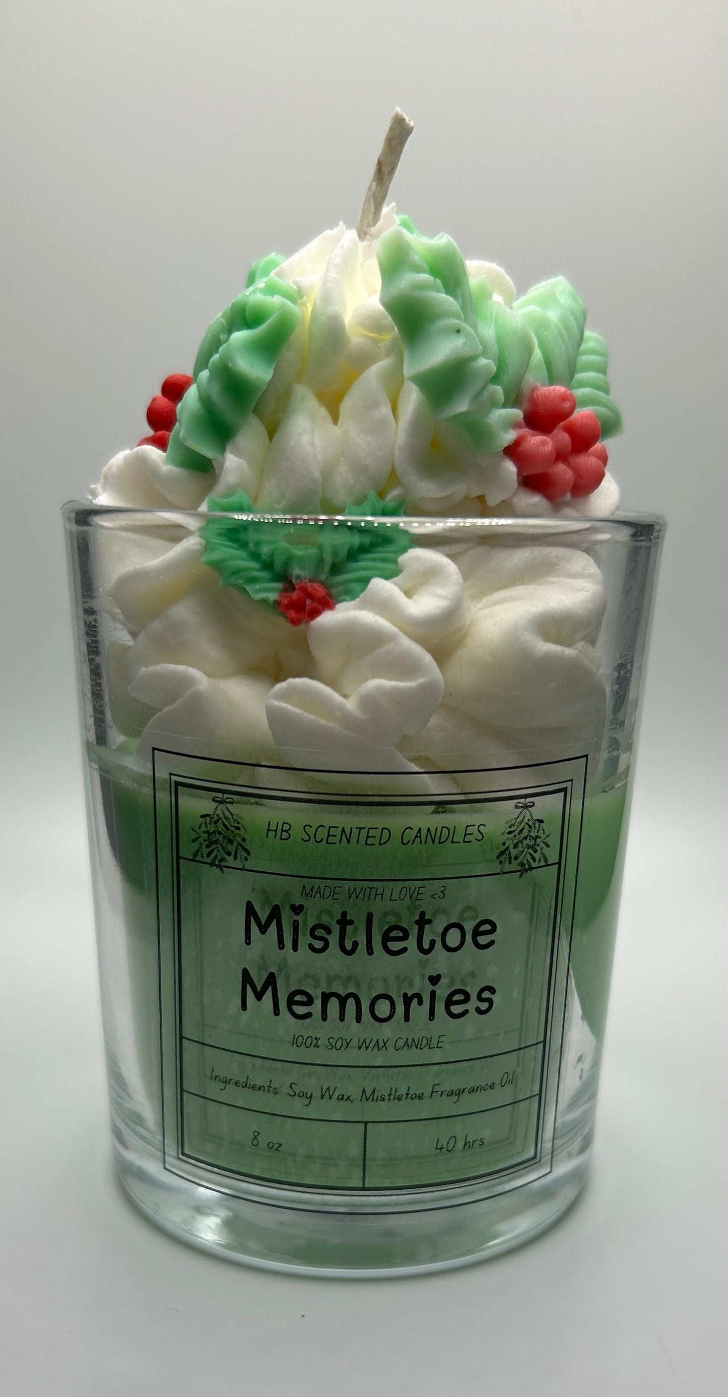 "Mistletoe Memories" - Mistletoe Scented Candle