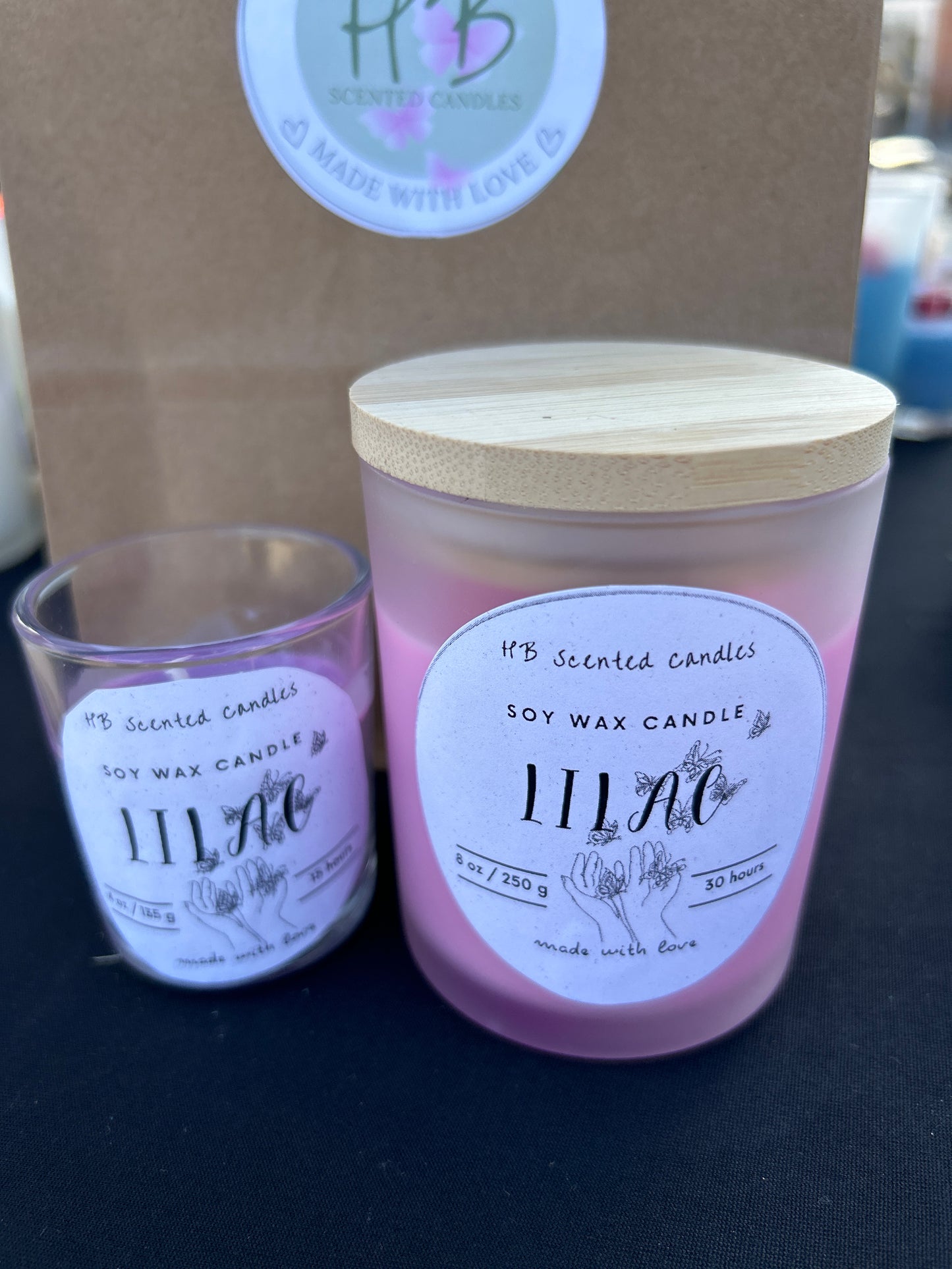 Lilac Scented Candle