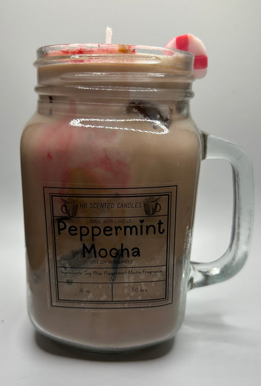 Peppermint Mocha Scented Candle