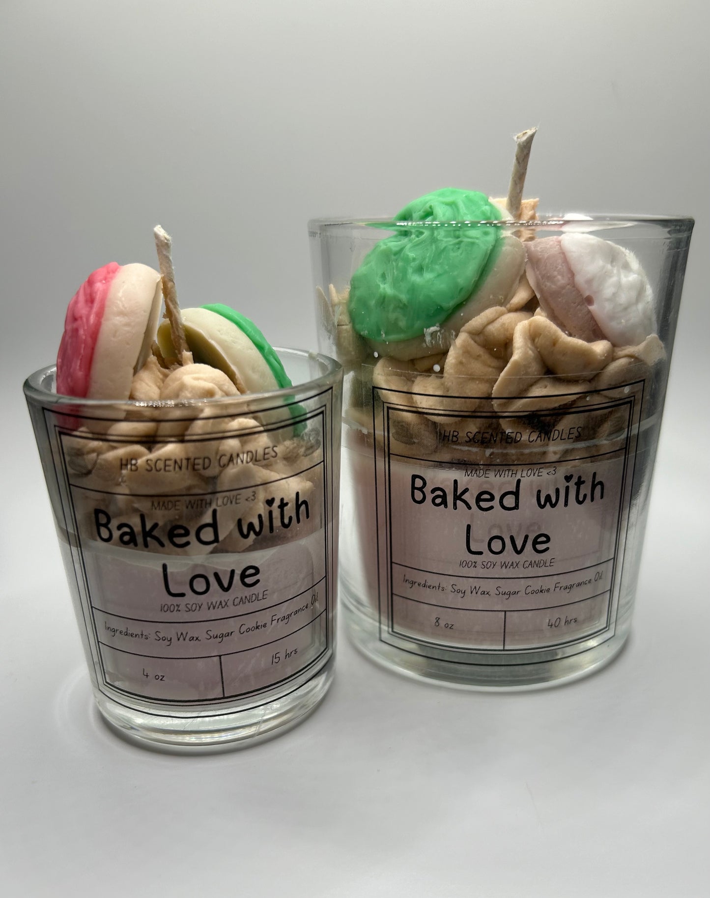 "Baked with Love" - Sugar Cookie Scented Candle