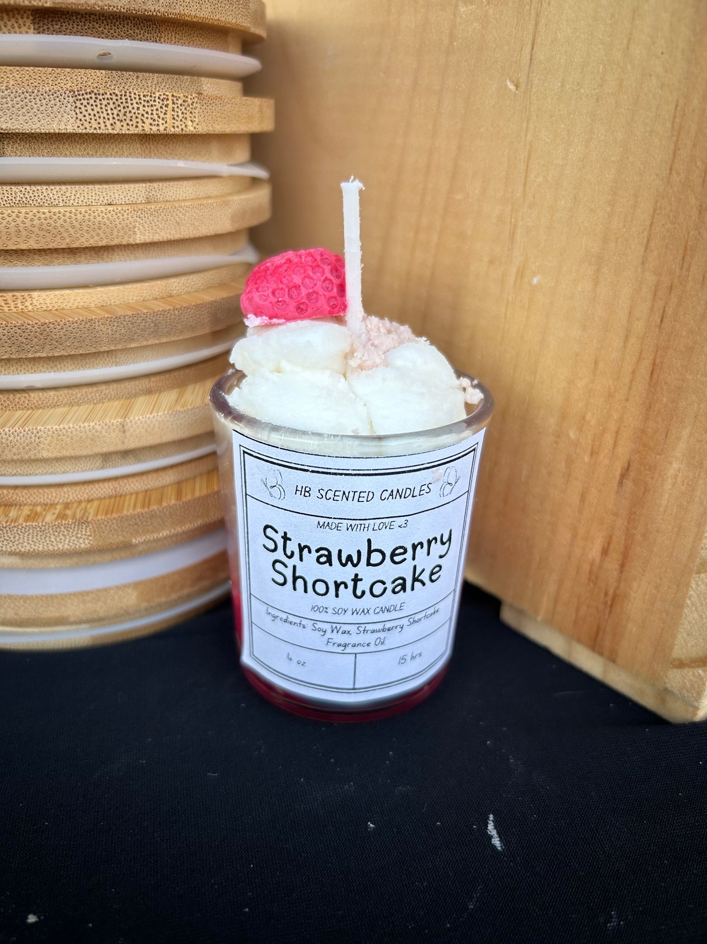 Strawberry Shortcake Scented Candle