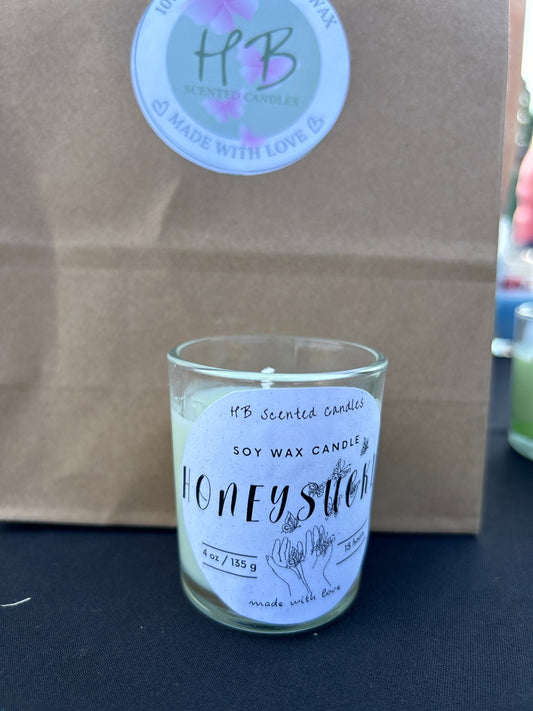 Honeysuckle Scented Candle