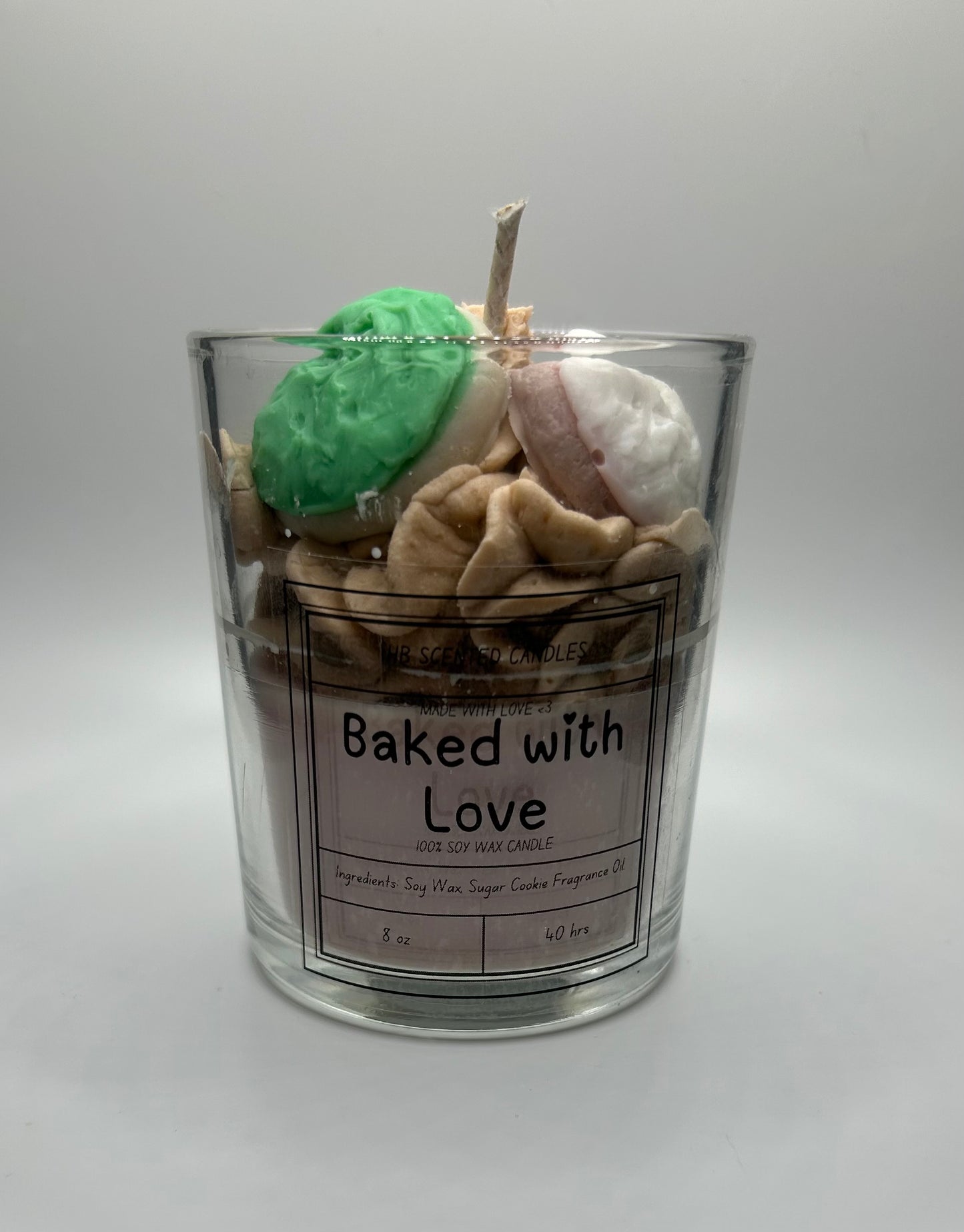 "Baked with Love" - Sugar Cookie Scented Candle