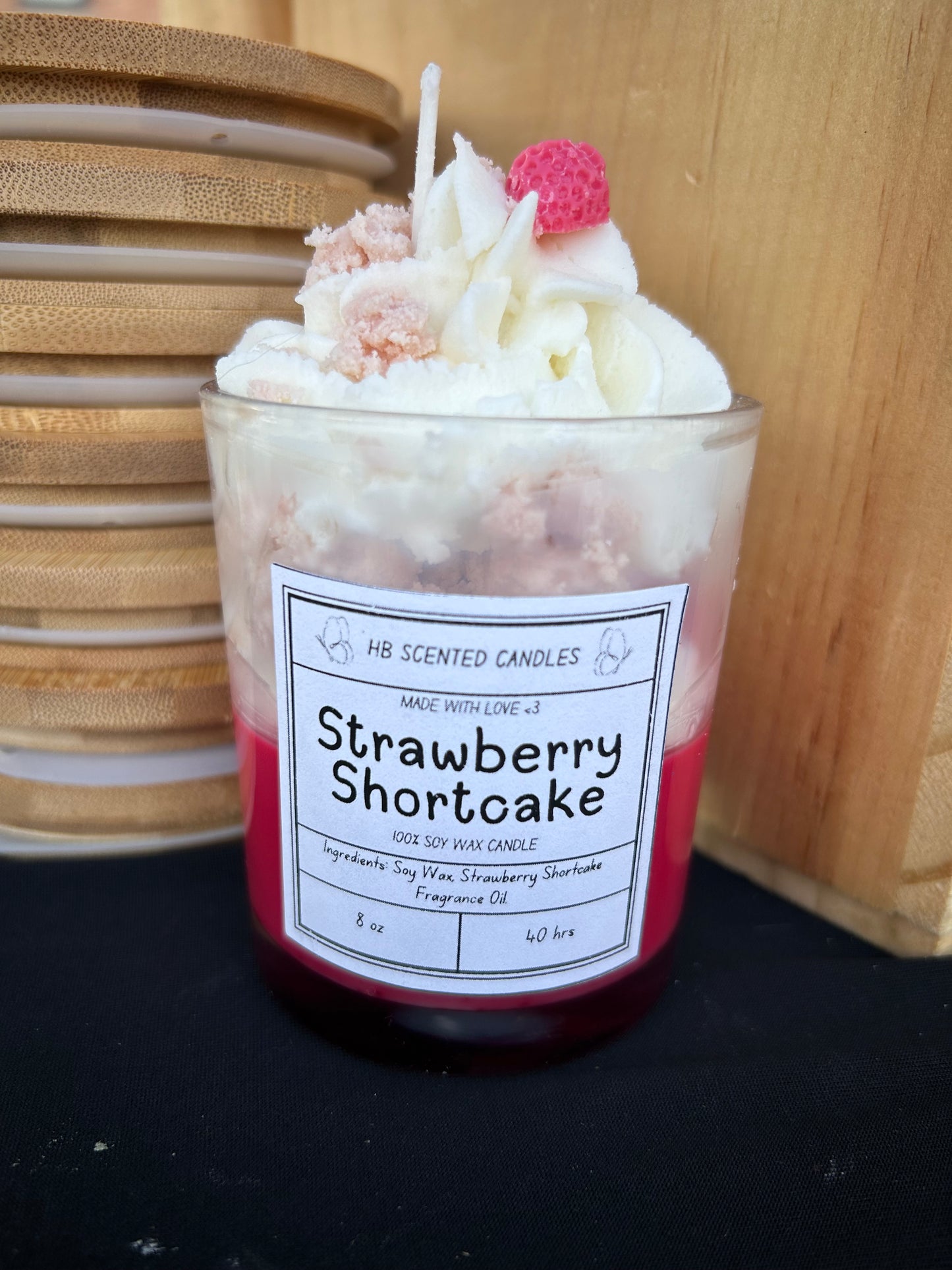 Strawberry Shortcake Scented Candle