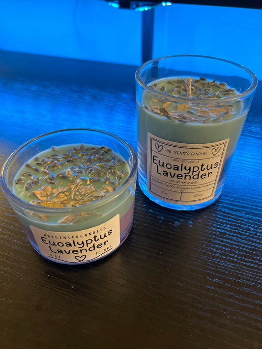 Eucalyptus Lavender Scented Candle