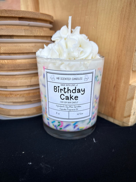 Birthday Cake Scented Candle