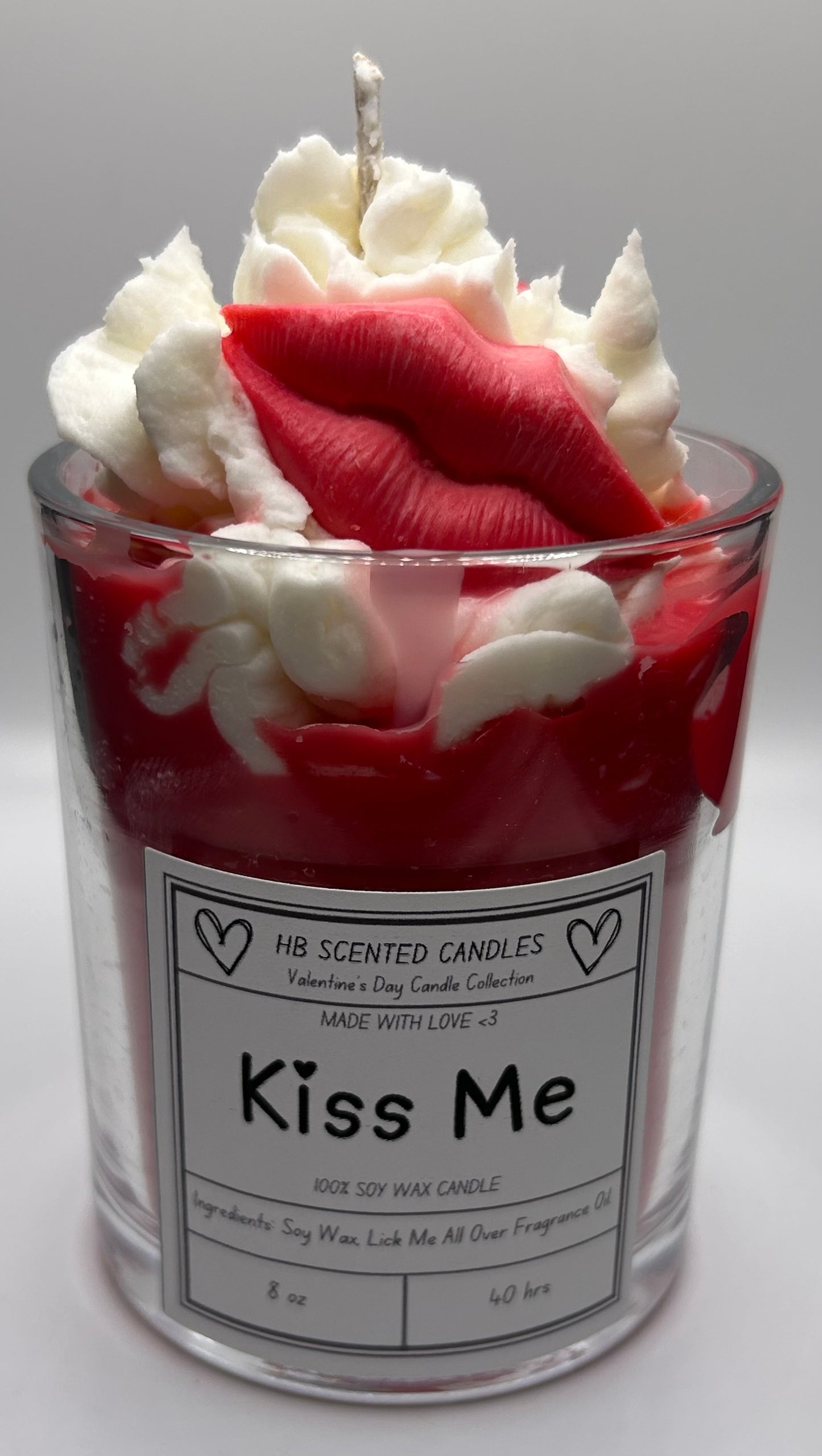 “Kiss me” Scented Candle