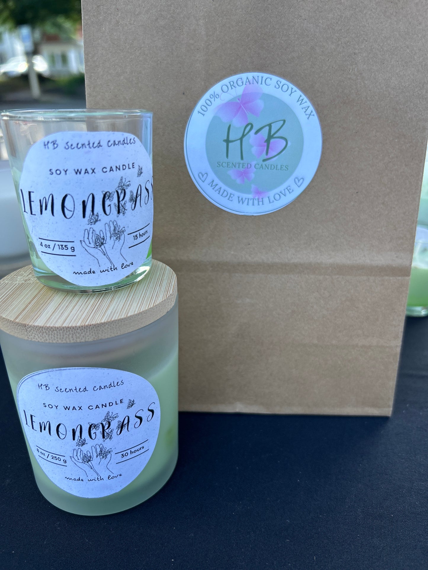 Lemongrass Scented Candle