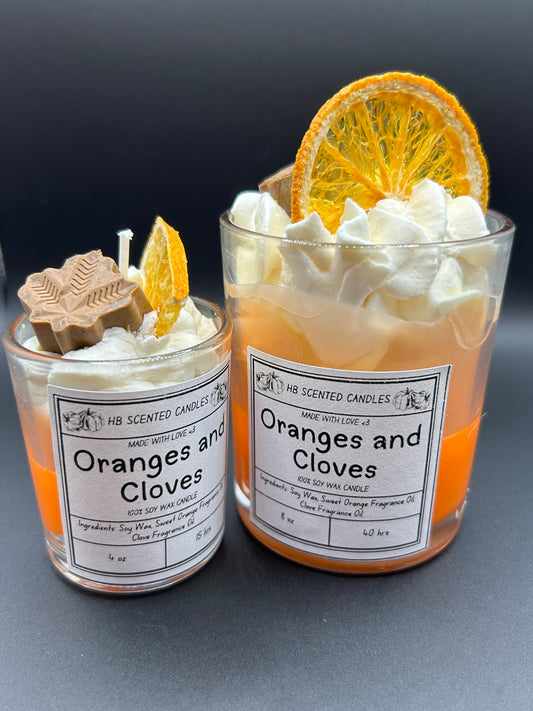 Oranges and Cloves Scented Candle