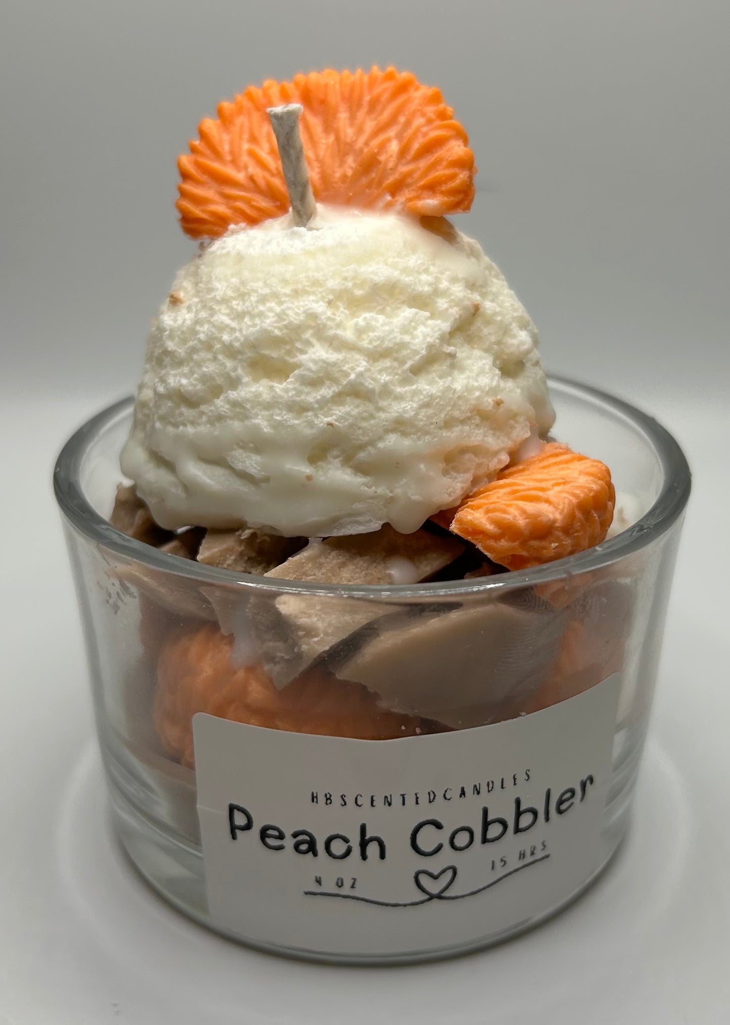 Peach Cobbler Scented Candle