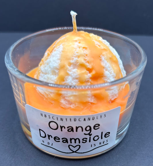 Orange Creamsicle Scented Candle