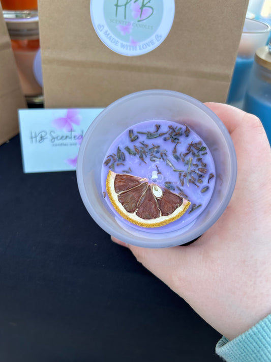 Lemon Lavender Scented Candle