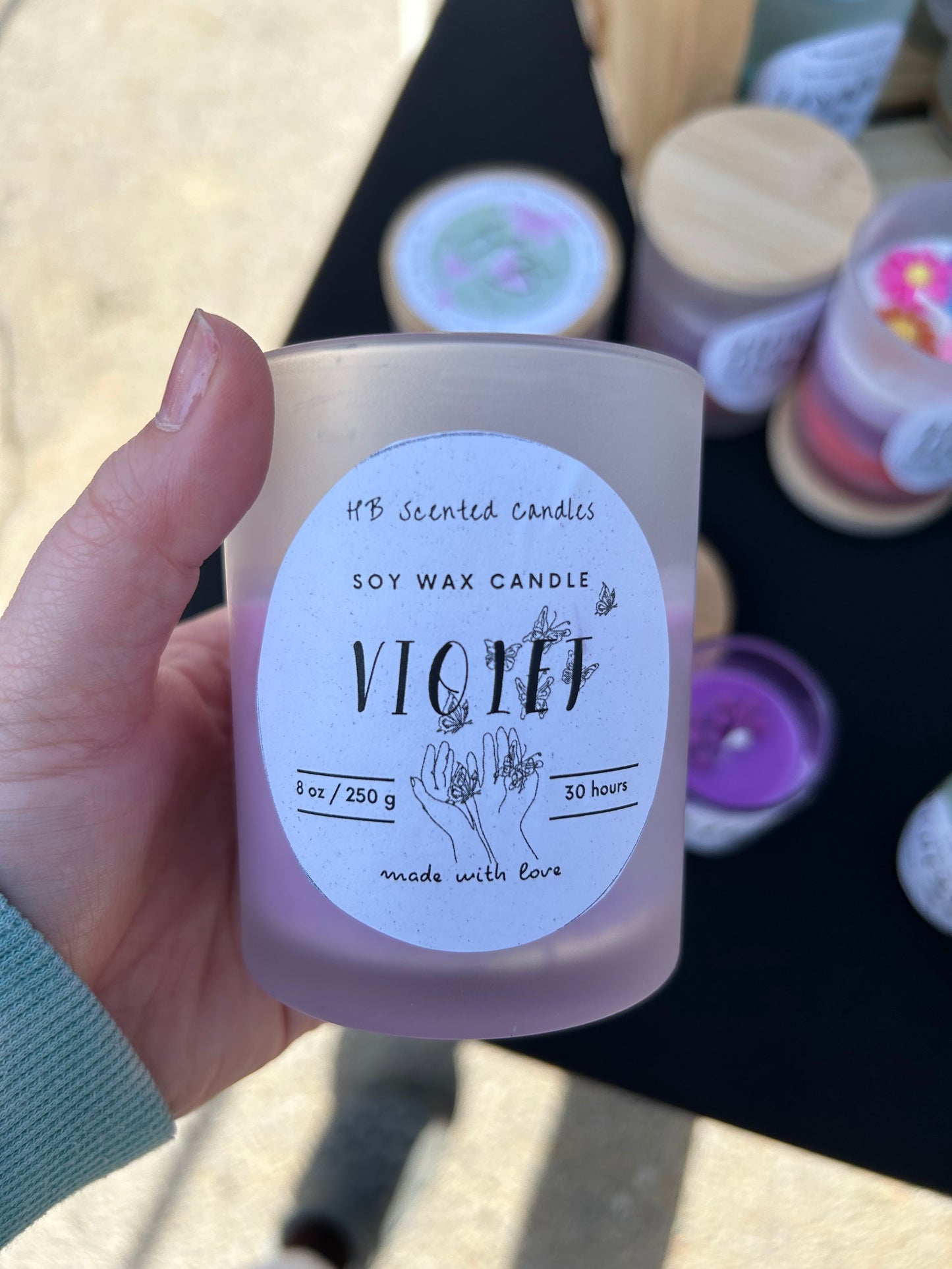 Violet Scented Candle