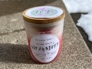 Strawberry Scented Candle